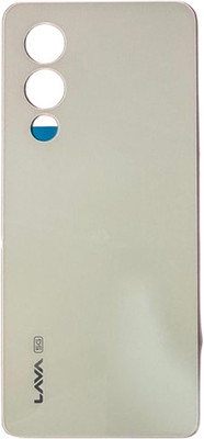 Kraze4blaze Lava Storm 5G (With Proper Logo) Back Panel(White)