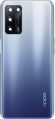 Sandreezz Oppo A53s 5G (With Middle Ring Camera Lens & Side Volume Power Buttons) Full Panel(Crystal Blue)