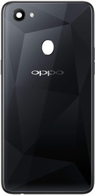 Sandreezz OPPO F7 (with Proper Logo) Back Panel(Black)