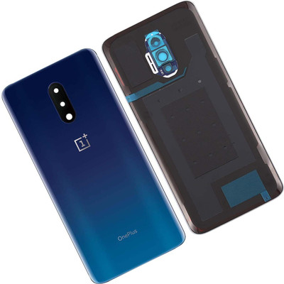 Unique4Ever OnePlus 7 ( GLASS ) OG With Camera Glass Lens Back Panel(Blue)