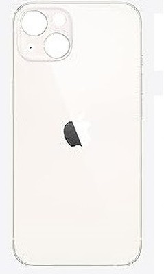 FLOUNDER APPLE IPHONE 13 GLASS WITH PROPER LOGO Back Panel(WHITE)