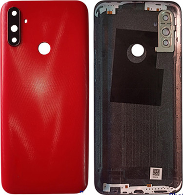 imbi Realme Narzo 20A Mobile Phone Panel With Power and Volume Button Camera Glass Full Panel(Red)