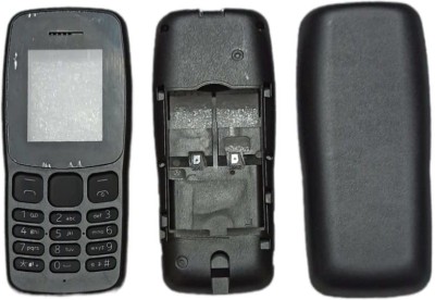 imbi Replacement Housing Body Nokia 106 (2018) TA-1114 With Front, Middle and Back Keypad Full Panel(Black)
