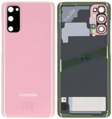 Spares4ever Samsung Galaxy S20 Pink with Camera Lens Glass Back Panel(Pink)