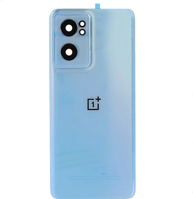 HQP for OnePlus Nord CE 2 5G ( IV2201 ) - [ With Pre Installed Adhesive Tape & Camera Glass ] Battery Back Door Replacement Back Panel(Bahama Blue)