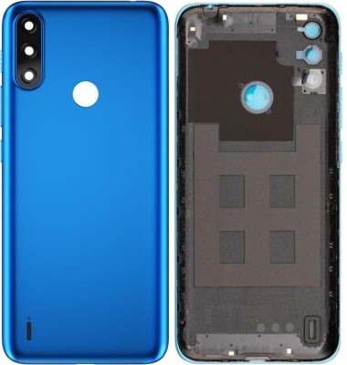 Unique4Ever Motorola E7 Power Back Panel(Tahiti Blue)