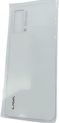 FixHub LAVA BLAZE PRO 4G BACK GLASS COMPATIBLE Back Panel(WHITE)