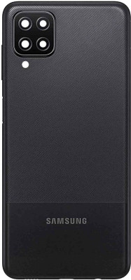 Unique4Ever SAMSUNG Galaxy A12 Back Panel(Black)