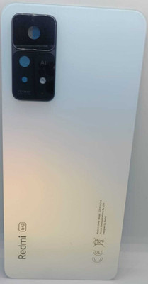 SPAREWARE REDMI Redmi Mi Note 11 Pro Plus -White (WITH CAMERA GLASS LENS) Back Panel(White)