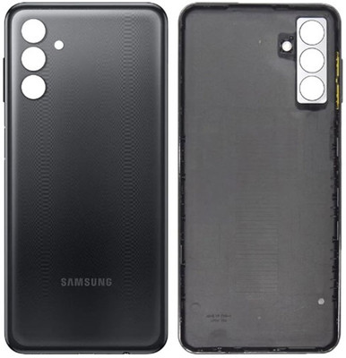 SPAREWARE SAMSUNG Back Door Panel Housing Body With Button For Galaxy A04S -Black Back Panel(Black)