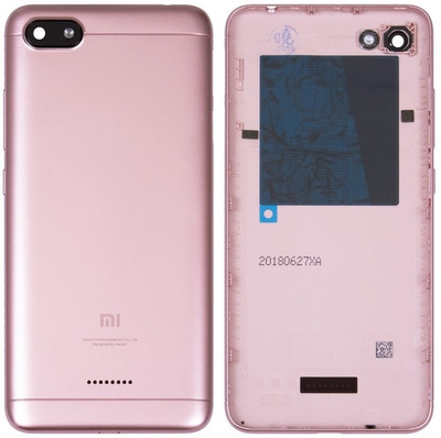 KezeMize Xiaomi Redmi 6A (with Proper Logo) Back Panel(Rose Gold)
