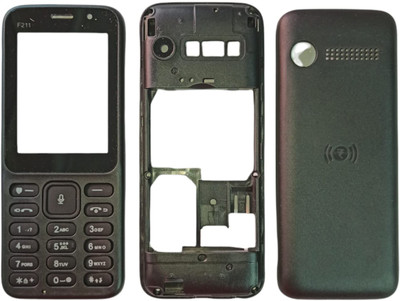 imbi JIO F211 (f211s) Front Back and Middle Body With Keypad Full Panel(Black)