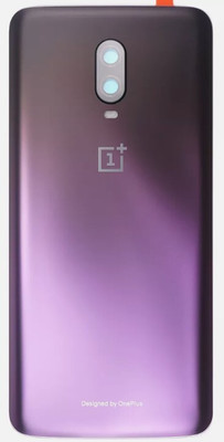 Kraze4blaze OnePlus 6T (Glass)(With Camera Lens)(With Proper Logo) Back Panel(Thunder Purple)