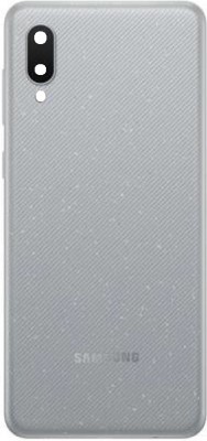 Sandreezz Samsung Galaxy M02 Back Panel(Silver)