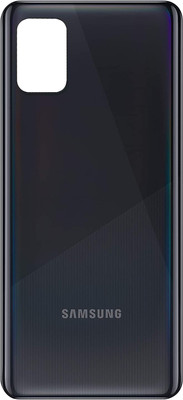Unique4Ever Samsung Galaxy A31 Back Panel(Prism Crush Black)