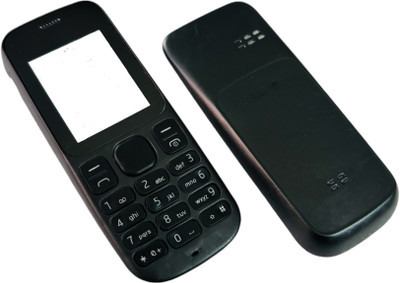 imbi Nokia 101 (Old Model) Front Back Body With Keypad Front & Back Panel(Black)