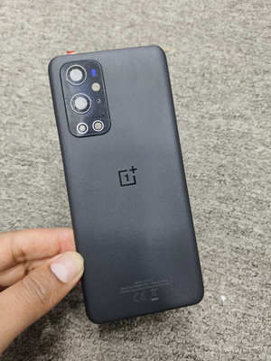 TrofT OnePlus OnePlus 9 pro(Glass) Back Panel(Black)