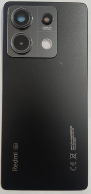 FixHub Mi Redmi Note 13 5G BACK GLASS COMPATIBLE Back Panel(BLACK)