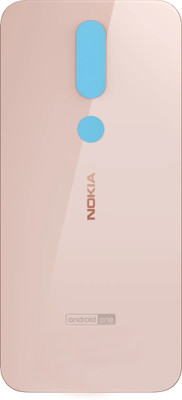 HQP for Nokia 4.2 ( TA-1184, TA-1133, TA-1149, TA-1150, TA-1157 ) [ With Brand LOGO & Pre Installed Adhesive Tape ] Battery Back Glass Door Replacement Back Panel(Pink Sand)