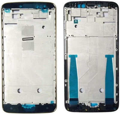 Sandreezz Motorola Moto E4 (Original Front Housing LCD Frame) Front Panel(Blue)