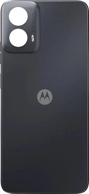 FLOUNDER MOTOROLA MOTO G34 WITH PROPER LOGO Back Panel(CHARCOAL BLACK)