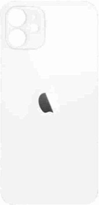 Kraze4blaze Apple IPhone 12 Mini (With Proper Logo) Back Panel(White)