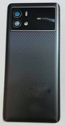 SPAREASP Vivo iQoo 9 Pro Back Panel(Black)