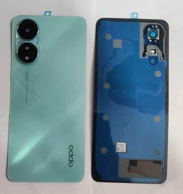 SPAREASP Oppo A58 Green Back Panel(Green)