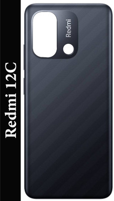 Flipkart SmartBuy Redmi 12C Back Panel(Matte Black)