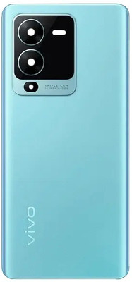 Flipkart SmartBuy Vivo V25 Pro (Glass) with Camera Ring Lens Glass Back Panel(Sailing Blue)
