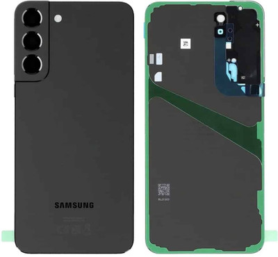 SPAREWARE Samsung Samsun S22 Plus-Black (WITH CAMERA LASS LENS) Back Panel(Black)