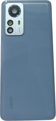 IncMart XIAOMI 12 Pro 5G With Camara Lens Back glass Back Panel(Blue)