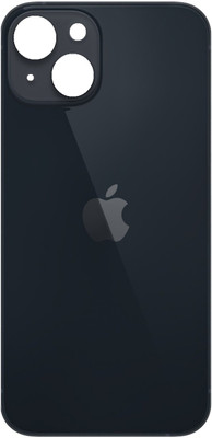 Sandreezz Apple iPhone 14 (Glass) Back Panel(Black)
