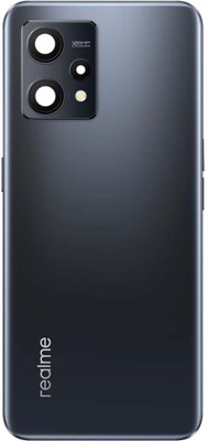 MAXOUT Realme 9 (4G) Housing Body with Middle Ring Side Volume Buttons Back Panel(Black)