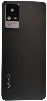 FixHub VIVO V21 BACK GIASS BACK COVAR COMPATIBLE Back Panel(DUSK BLACK)