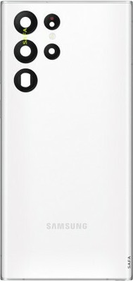 SPAREWARE Samsung Samsun S22 Ultra-White (WITH CAMERA LASS LENS) Back Panel(White)