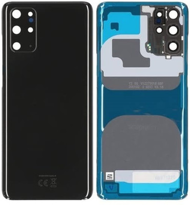 Spares4ever Samsung Galaxy S20 Black with Camera Lens Glass Back Panel(Black)