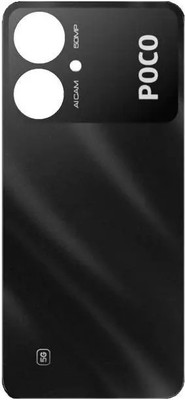 VRAVMO XIAOMI POCO M6 5G (BLACK) Back Panel(BLACK)