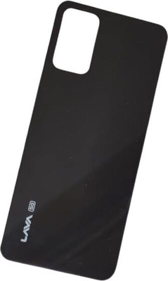 FixHub LAVA BLAZE 5G BACK GLASS COMPATIBLE Back Panel(BLACK)