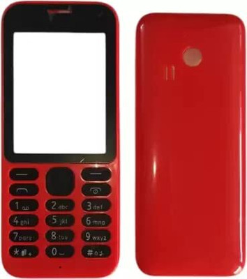 imbi Nokia 222 Front Back Body With Keypad Front & Back Panel(Red)