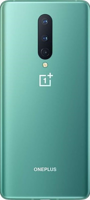 LEISURELIC ONEPLUS 8 (GLASS) WITH CAMERA RING GLASS PROPER LOGO Back Panel(GLACIAL GREEN)