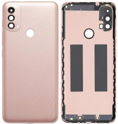 SRaccessories Motorola Moto E40 Back Panel(Pink Clay)