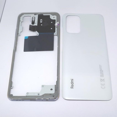 FixHub Redmi Note 10 BACK GLASS COMPATIBLE Back Panel(WHITE)