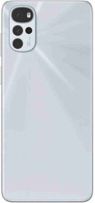 HNVIEW MOTOROLA MOTO G22 BACK PANEL WITH BACK FULL HOUSING BODY WITH SIDE KEY BUTTON COMAPTIBLE Back Panel(White)