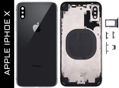 Flipkart SmartBuy Apple iPhone X (with SIM Card Tray & Side keys & Camera Lens) Full Panel(Space Grey)