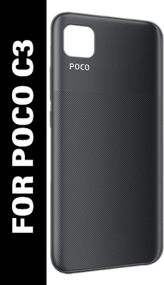 SUFO POCO C3 Full Back Panel(Matte Black)