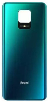 KezeMize Xiaomi Redmi Note 9 Pro Max (Glass) (with Proper Logo) Back Panel(Aurora Blue)