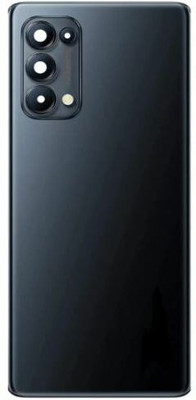 Avaxon OriginaI Back Panel housing for Back Door with logo compatible for Reno 5 pro/black Back Panel(Black)