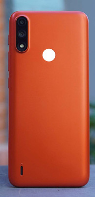 LEISURELIC MOTOROLA MOTO E7 POWER WITH PROPER LOGO Back Panel(Red)