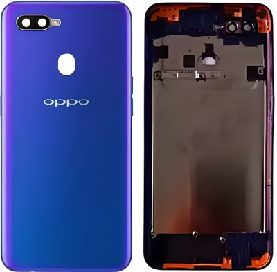 SRaccessories OPPO A5s (Housing Body) (Side Keys with Middle Body) Back Panel(BLUE)